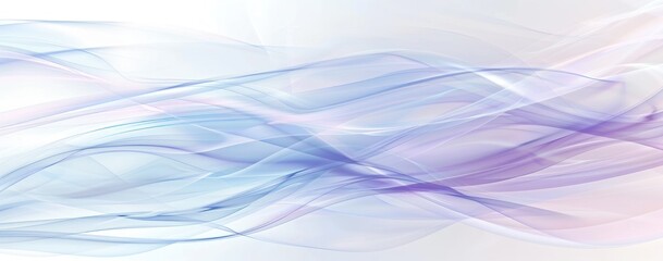Fototapeta premium Abstract Flowing Lines in Blue and Purple
