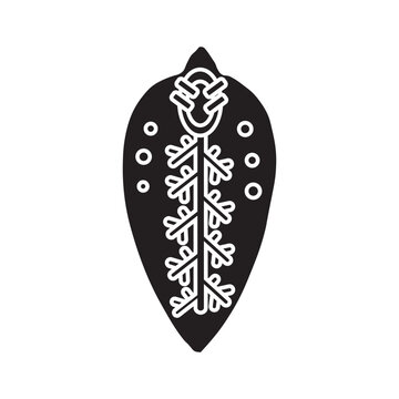 Fluke glyph icon