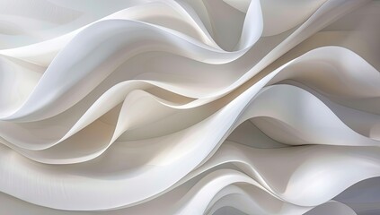 Obraz premium Abstract Wavy Design with Light and Shadow