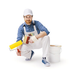 Portrait of a house painter © StockPhotoPro