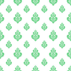 Damask seamless pattern element.Seamless pattern with leaves Vector classical luxury old fashioned damask ornament, royal victorian seamless texture for wallpapers, textile, wrapping. 