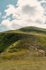 landscape with mountains and sky