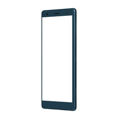 Clear view left smartphone transparent