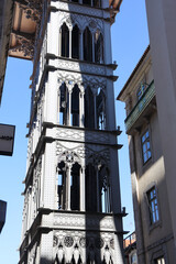 Elevador de Santa Justa en Lisboa Portugal