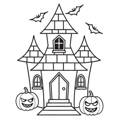 Halloween haunted house