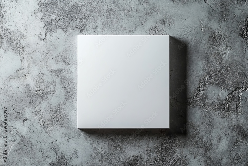 Poster the image is a blank mockup of an a4 photorealistic landscape brochure on a light grey background.