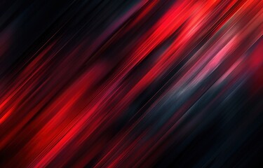 Abstract Red and Black Diagonal Stripes