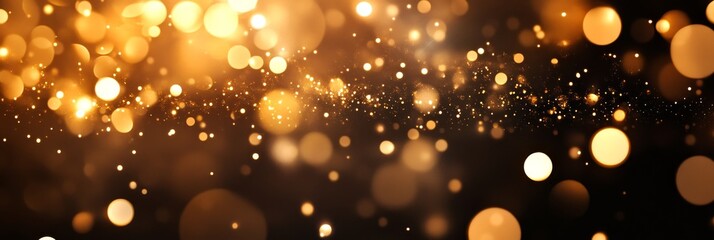 Flashes of neon lights against a black background