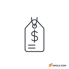 Price Tag icon vector illustration. Price Tag symbol isolated on white background