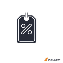 Discount Badge icon vector illustration. Discount Badge symbol isolated on white background