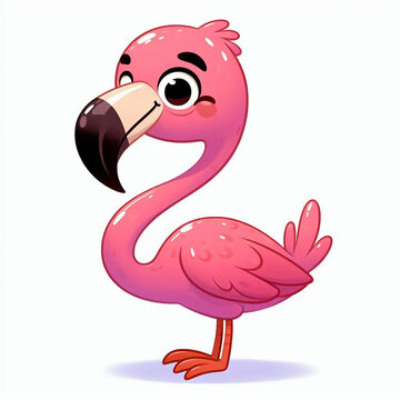 Friendly Flamingo Icon