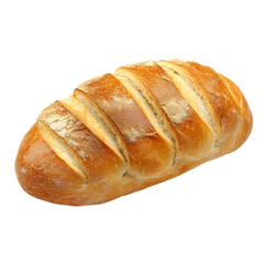 Bread Sliced torn broken piece isolate on Transparency Background