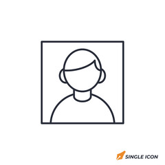 User Profile icon vector illustration. User Profile symbol isolated on white background