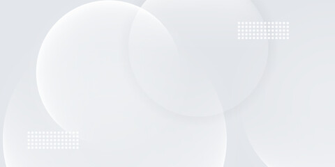 gray abstract background with modern realistic colorful circle pattern.  3d, design, simple,