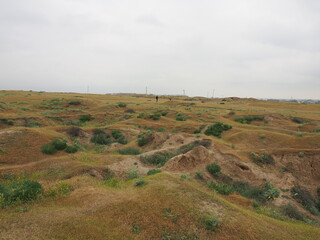 ウズベキスタン　サマルカンド　アフラシヤブの丘