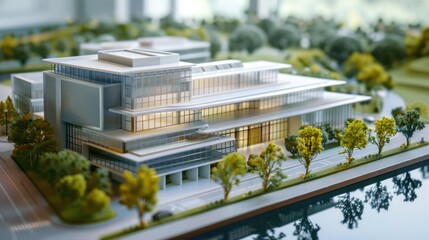 Corporate Headquarters Maquette Representation