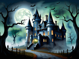Enchanted Halloween Night at the Haunted Castle