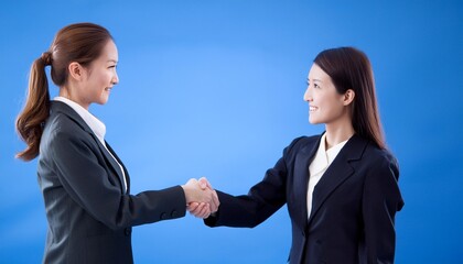 Handshake to seal an important promise.