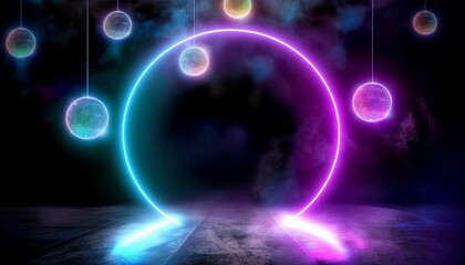 Obraz premium Ring stage for immersive shows.