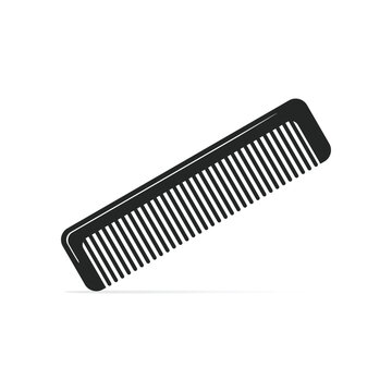 recommend clip art: hair comb flat design vector illustration