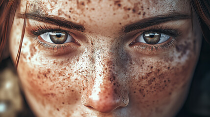 an ultra realistic close up of a soldier woman face,