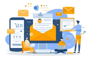 Team Collaboration on Email Marketing Campaign