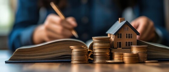 A person reading a real estate investment guidebook