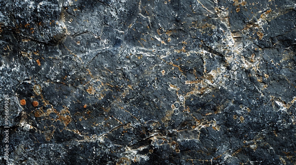 Poster a close up of a rock with a rough and textured surface.