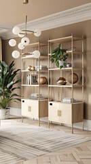 A picture of an modern interior design