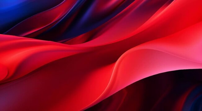  beautiful moving red silk background footage