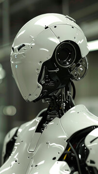 A white robbot