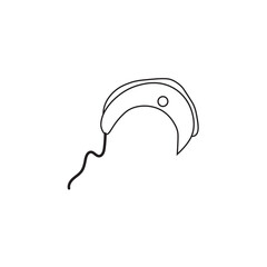 trypanosoma brucei line icon 