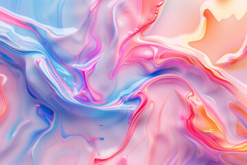 Obraz premium Vibrant dynamic abstract fluid art background with flowing multicolored patterns