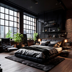 luxury comfortable bedroom