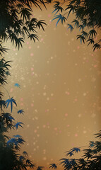 background with christmas tree branches