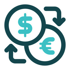 exchange icon for illustration