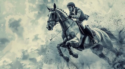 Fototapeta premium equestrian sports