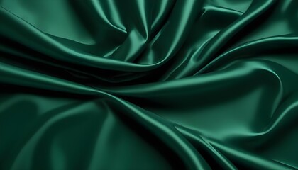 Obraz premium green silk background