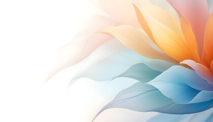 abstract background with flowers