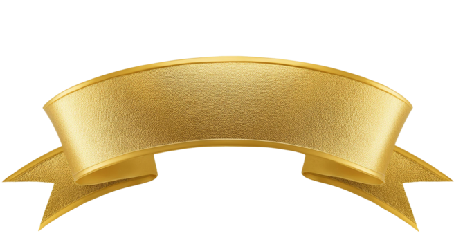 yellow ribbon label with space for text