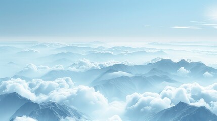 Majestic Sunrise or Sunset over the Mountains