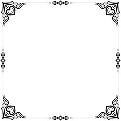 Patterned frame To design a certificate and cards.