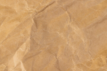 old paper bag for goods made of recycled paper