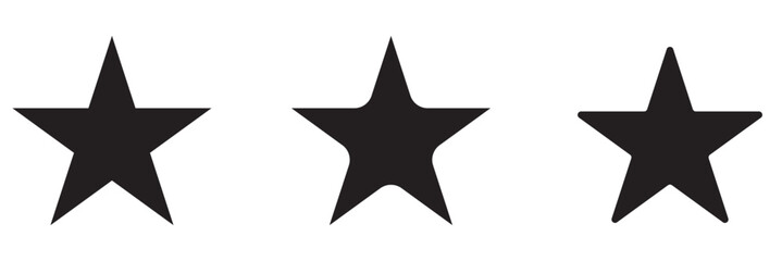 modern simple star vector illustration