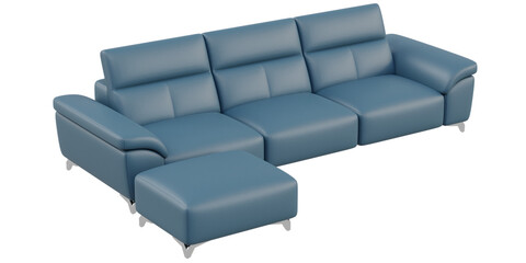 Modern and Stylish Sofas for Home and living rooms - Perfect for Contemporary Luxury Interiors - 3d model render realistic realism - png - transparent background
