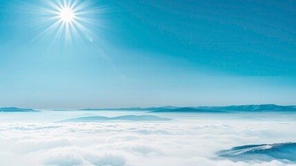 Obraz premium Majestic Sunrise or Sunset over the Mountains