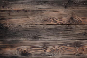 Naklejka premium Processed collage of old rustic dark brown wood planks texture. Background for banner, backdrop