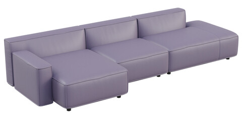 Modern and Stylish Sofas for Home and living rooms - Perfect for Contemporary Luxury Interiors - 3d model render realistic realism - png - transparent background