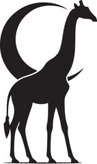 giraffe vector art,graphics giraffes icons set,vintage illustration giraffe clipart,vector giraffes flat style artwork design