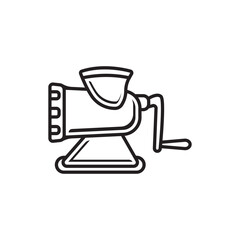 Manual Meat Grinder icon design